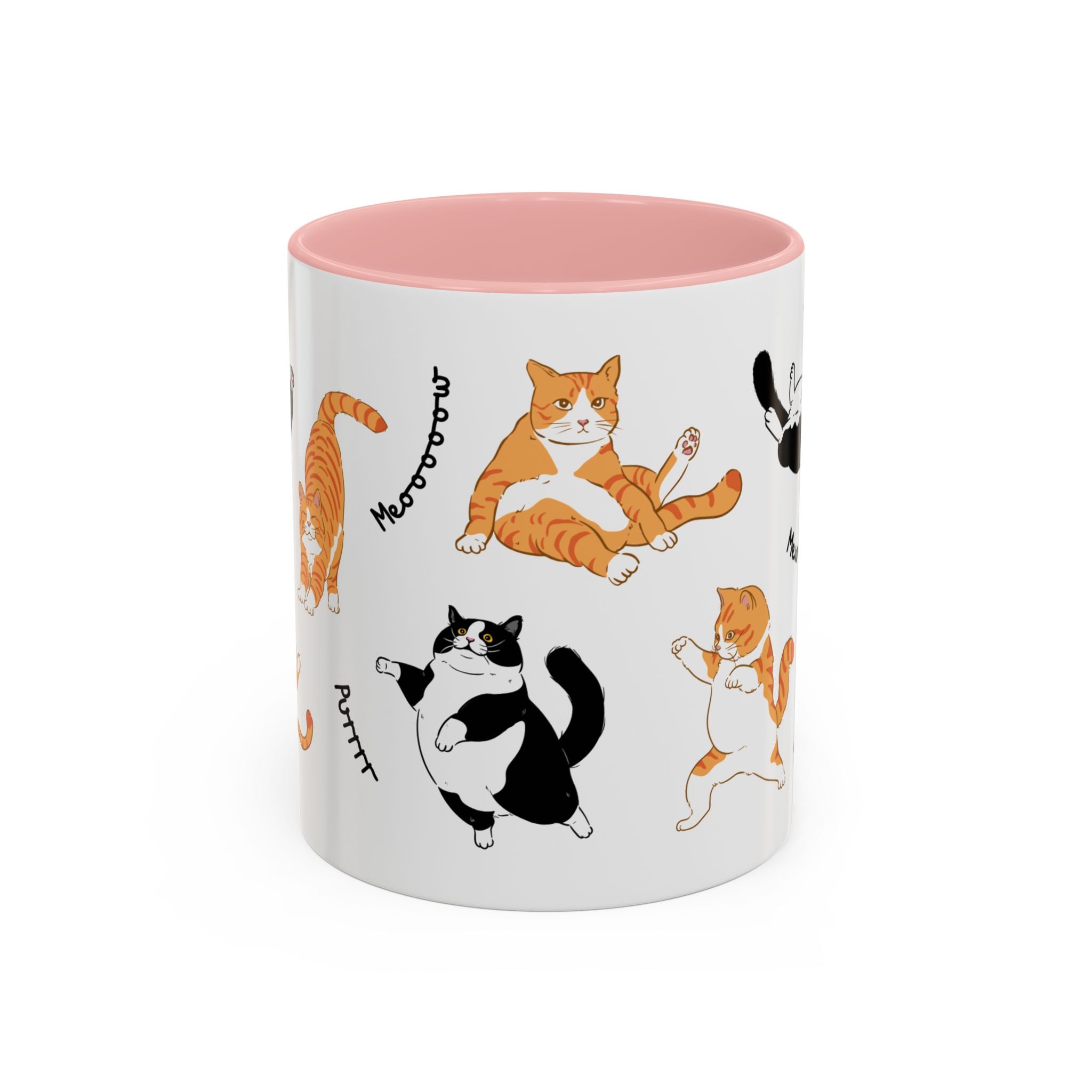 Cute Cat Accent Coffee Mug