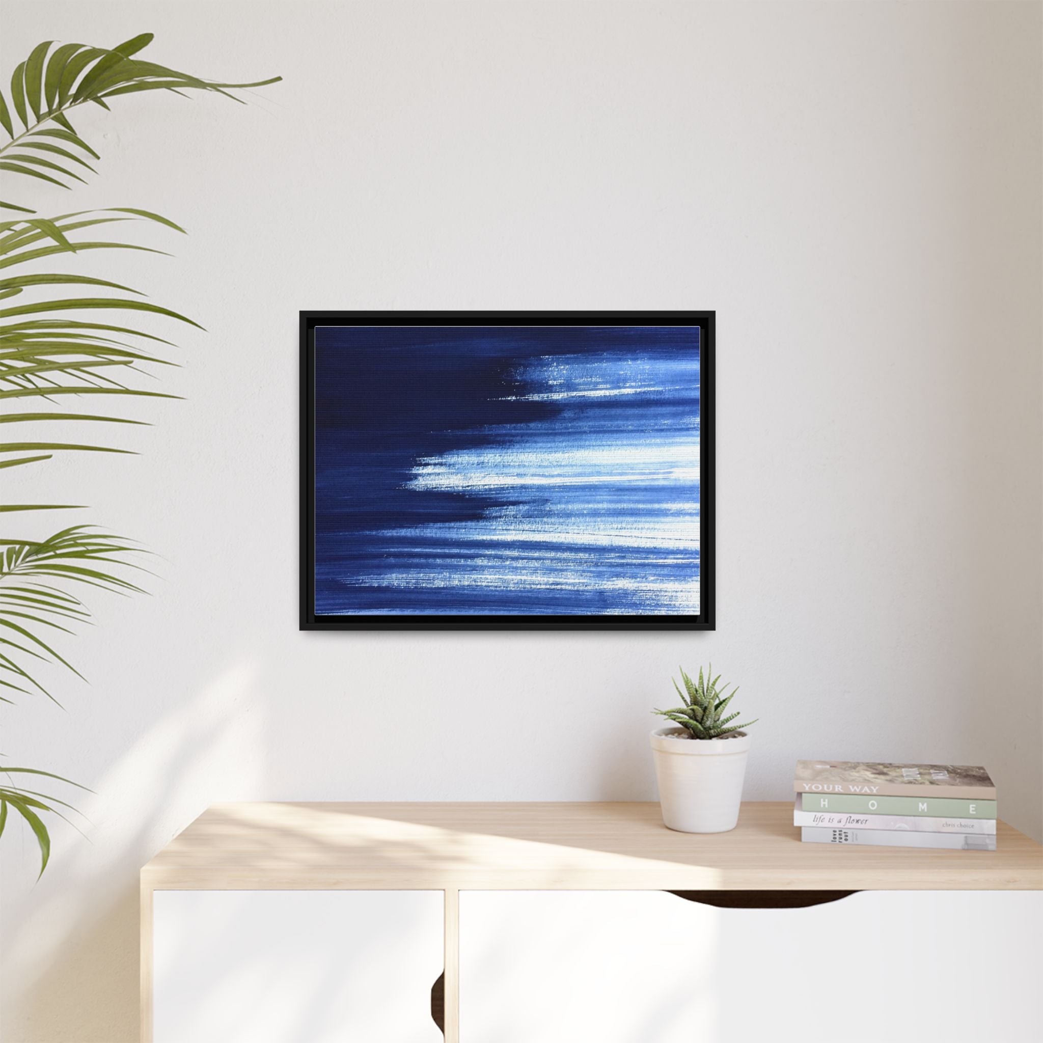 Matte Canvas, Framed (Multi-color)