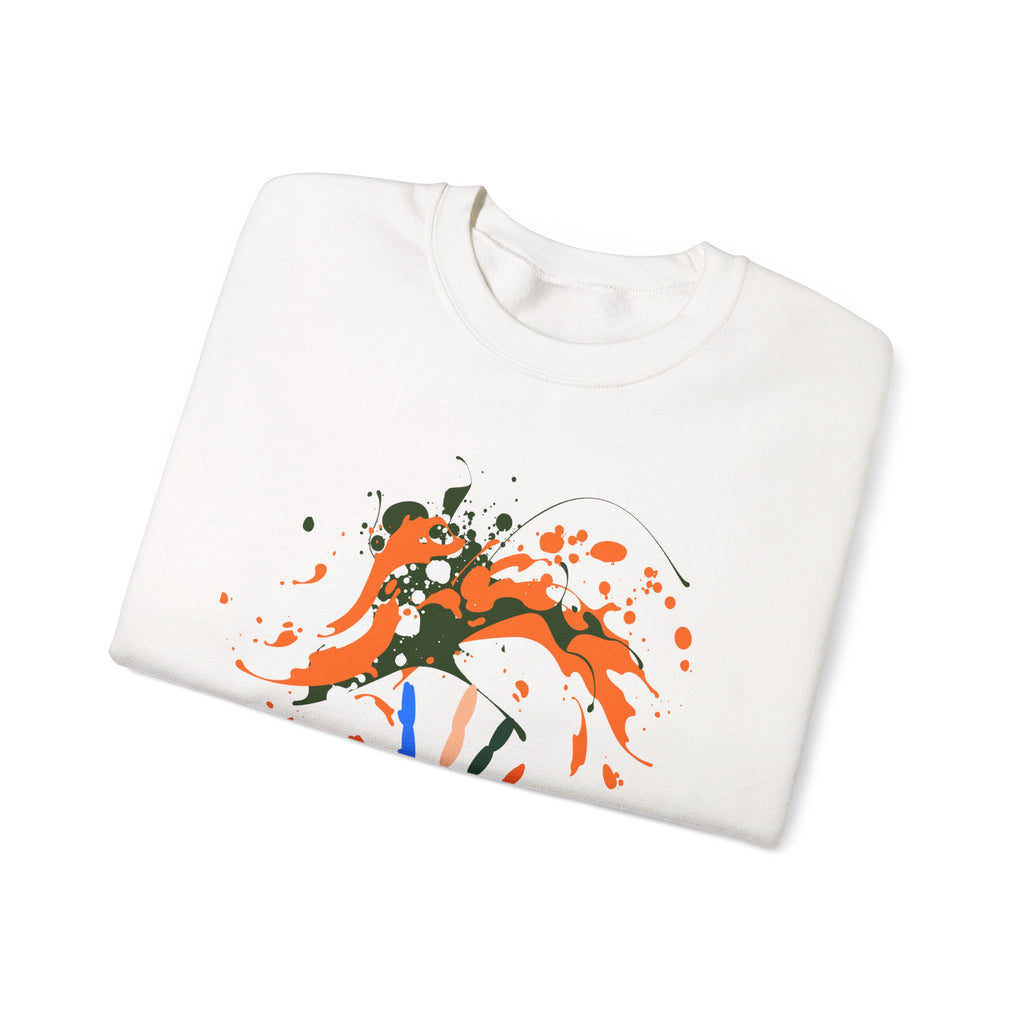 Unisex Vibrant Art Print Crewneck Sweatshirt