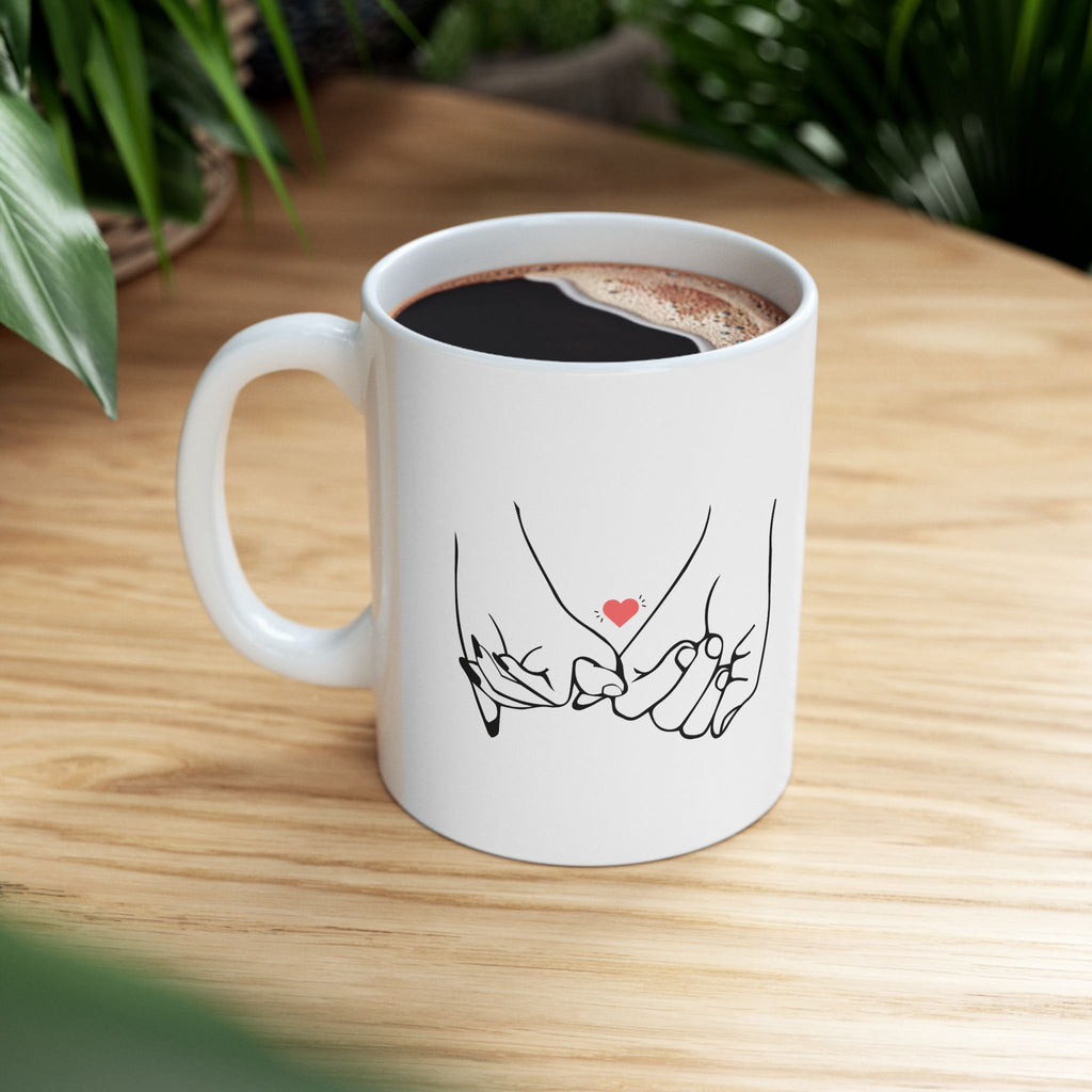 Romantic Holding Hands Mug