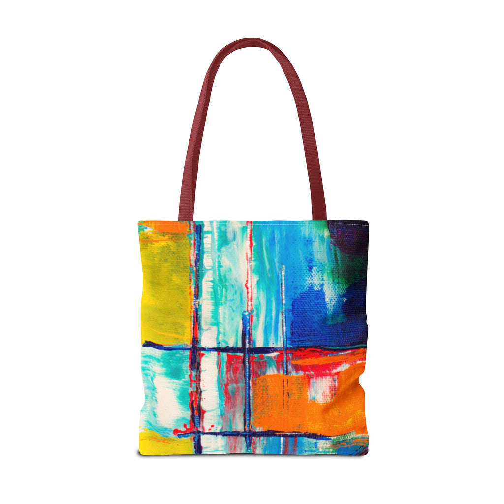 Vibrant Abstract Art Tote Bag
