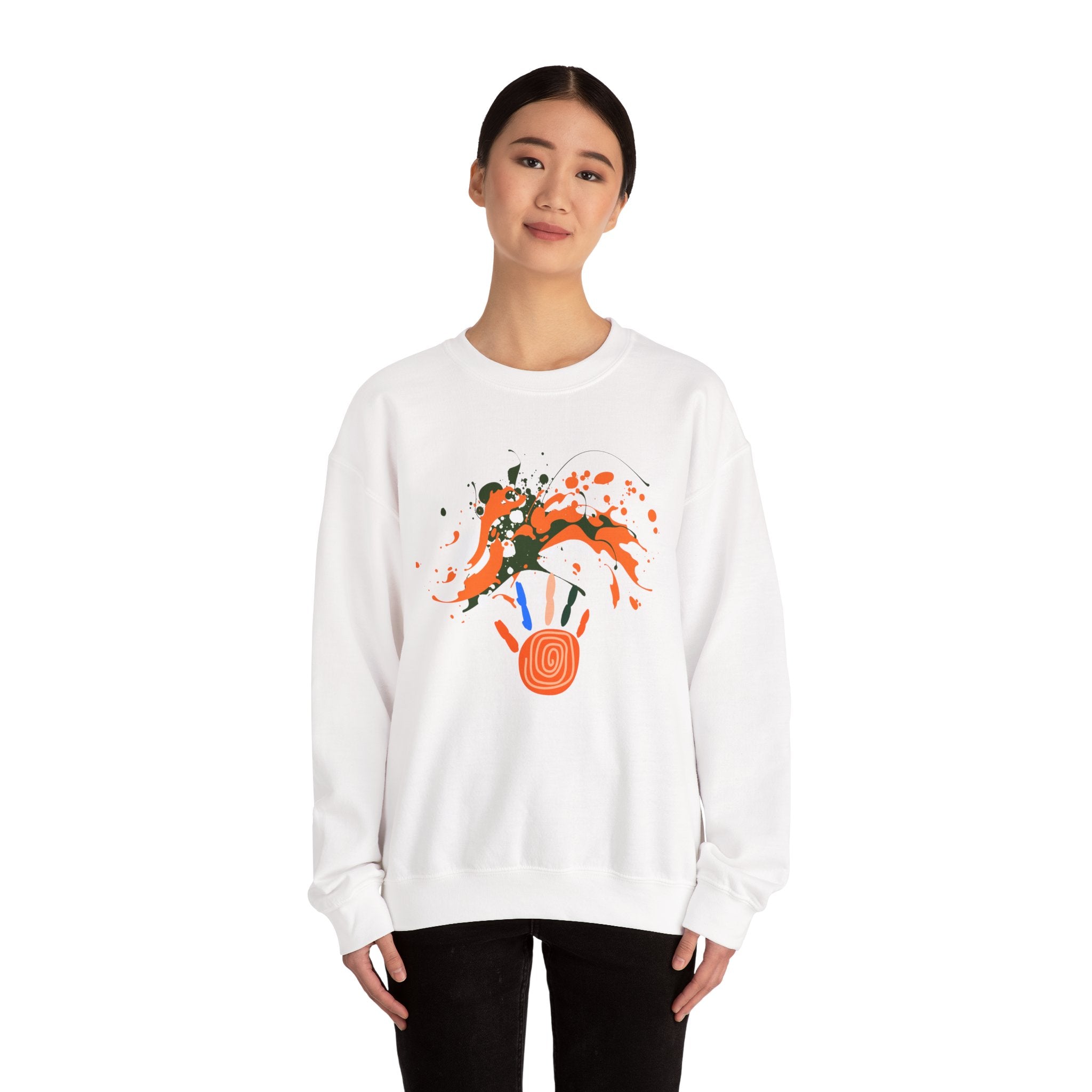 Unisex Vibrant Art Print Crewneck Sweatshirt