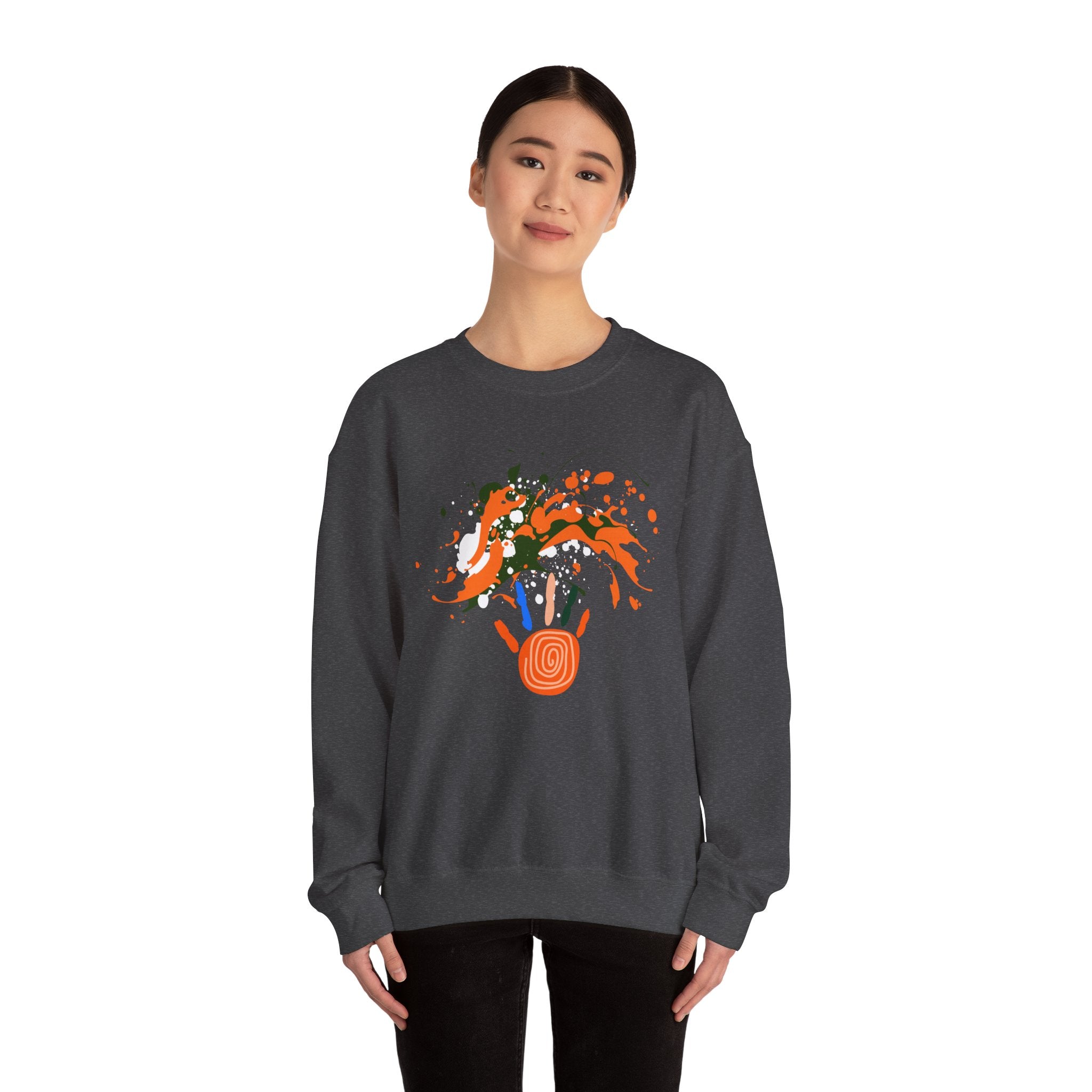 Unisex Vibrant Art Print Crewneck Sweatshirt