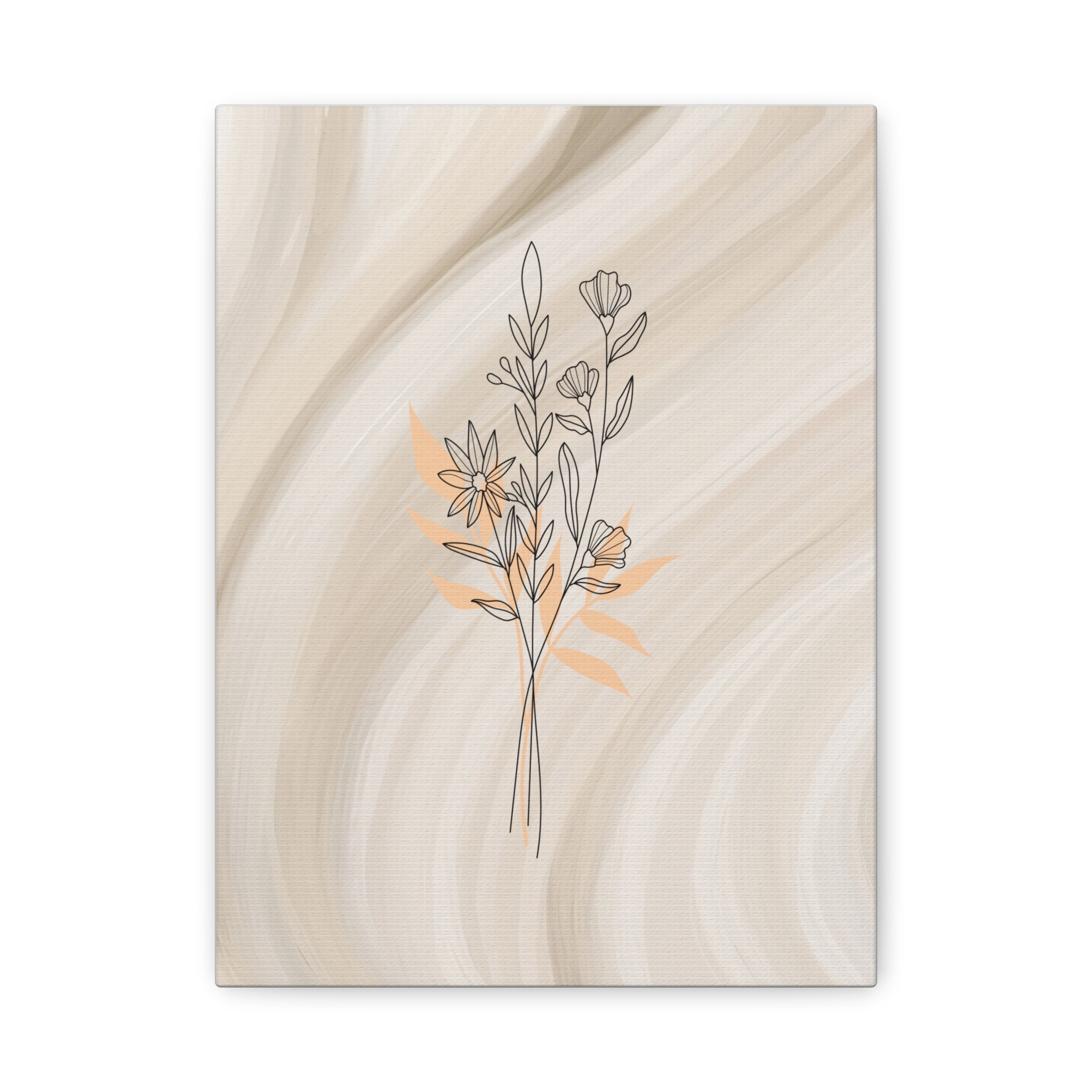Floral Art Canvas Print