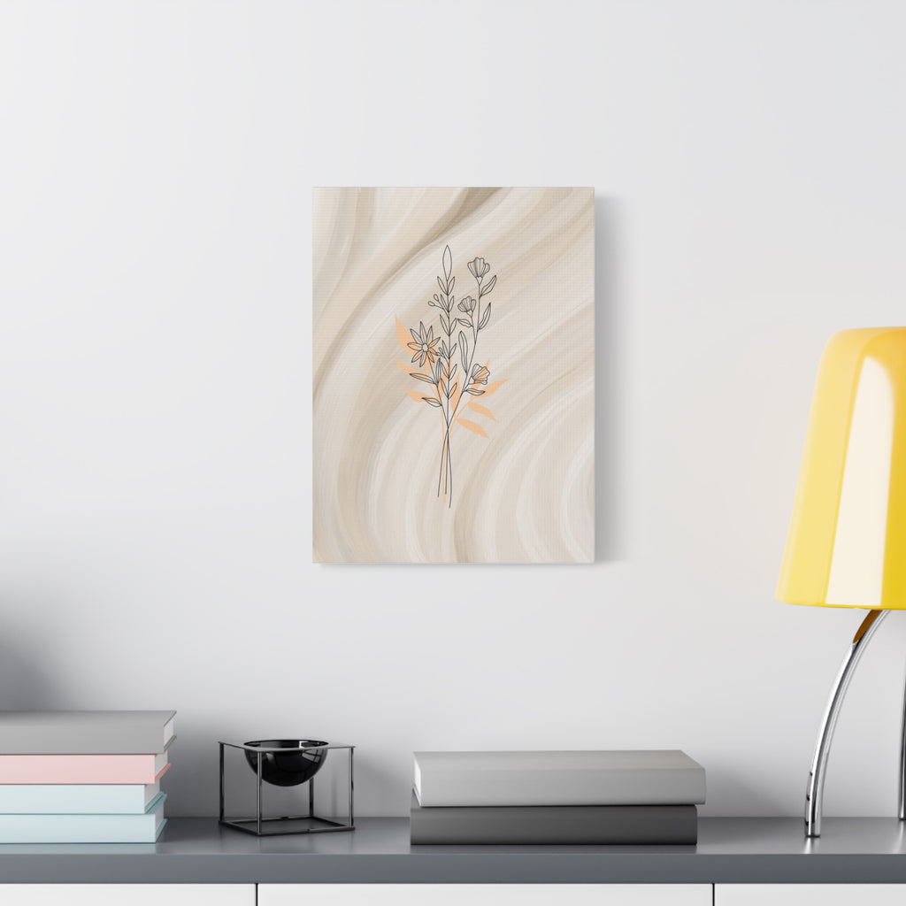 Floral Art Canvas Print