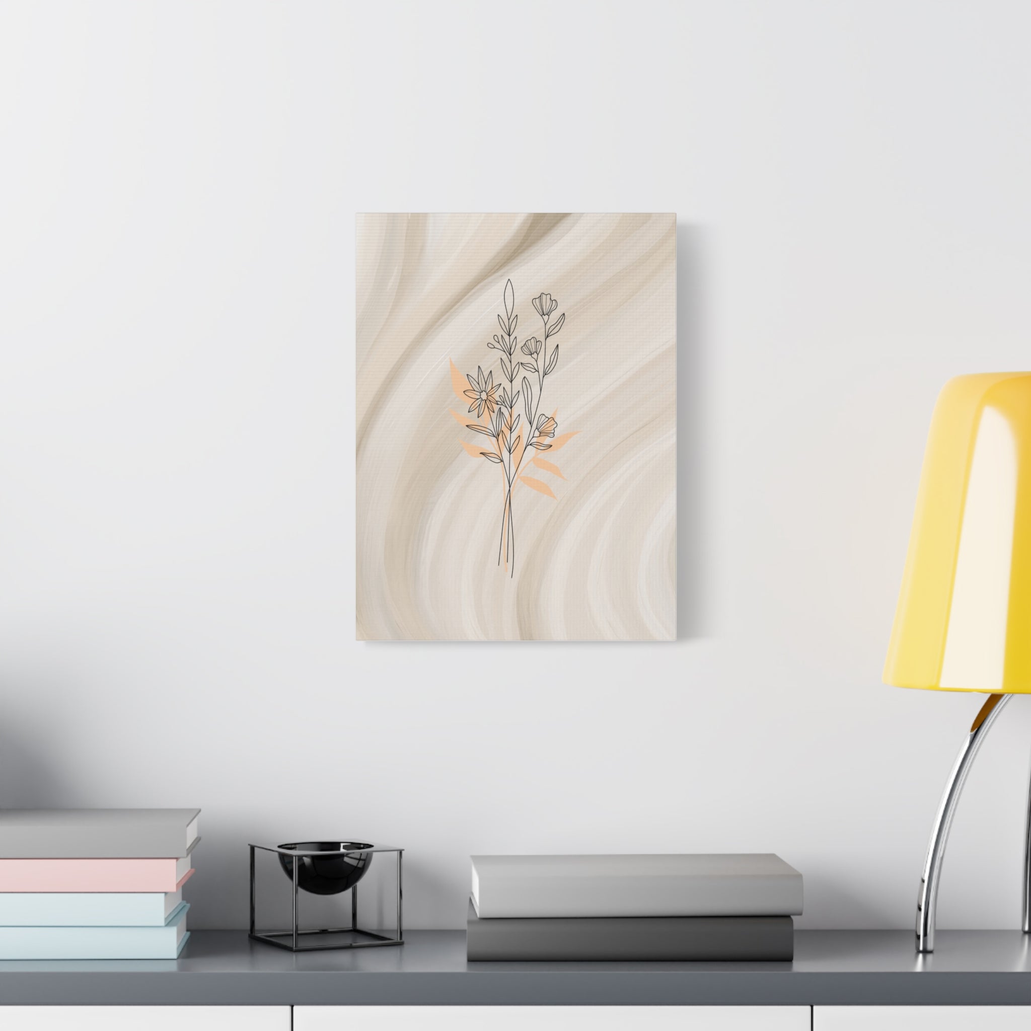 Floral Art Canvas Print