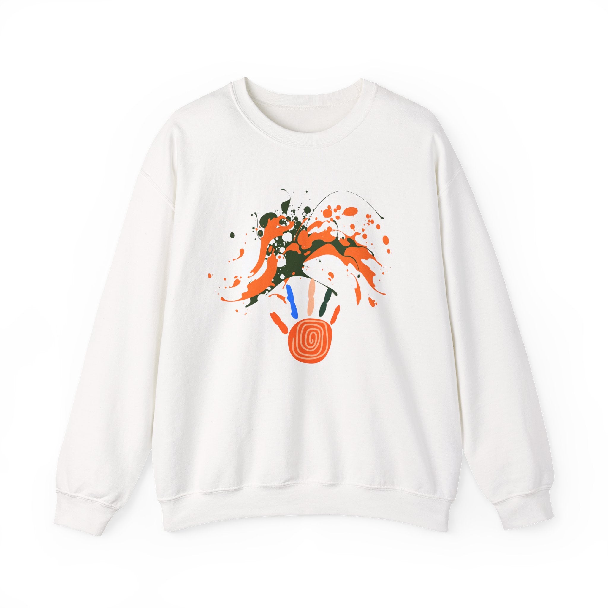 Unisex Vibrant Art Print Crewneck Sweatshirt