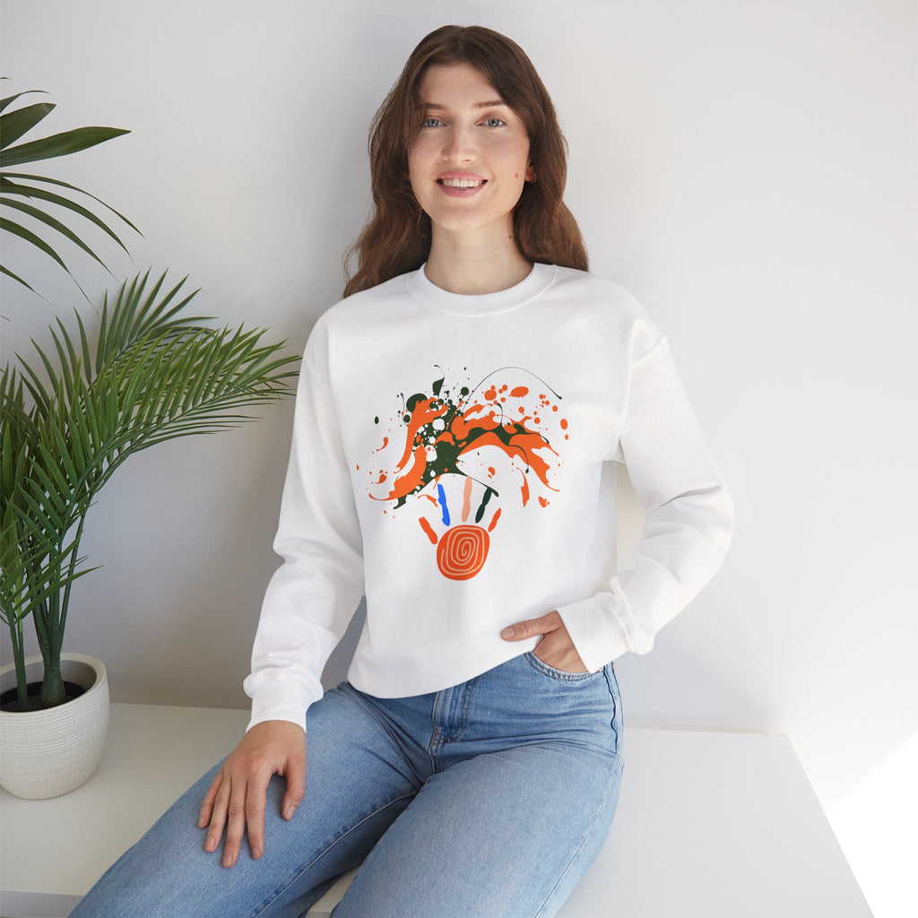 Unisex Vibrant Art Print Crewneck Sweatshirt