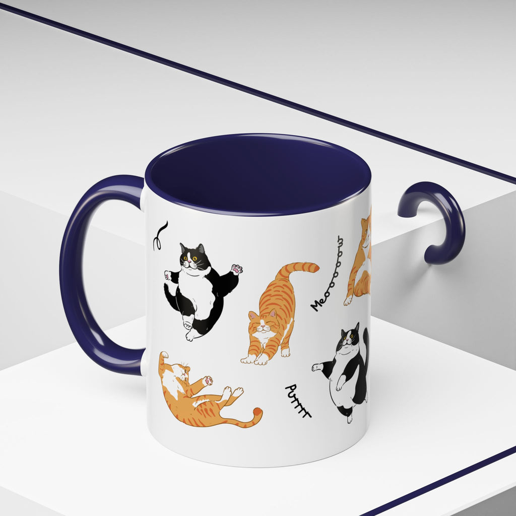 Cute Cat Accent Coffee Mug