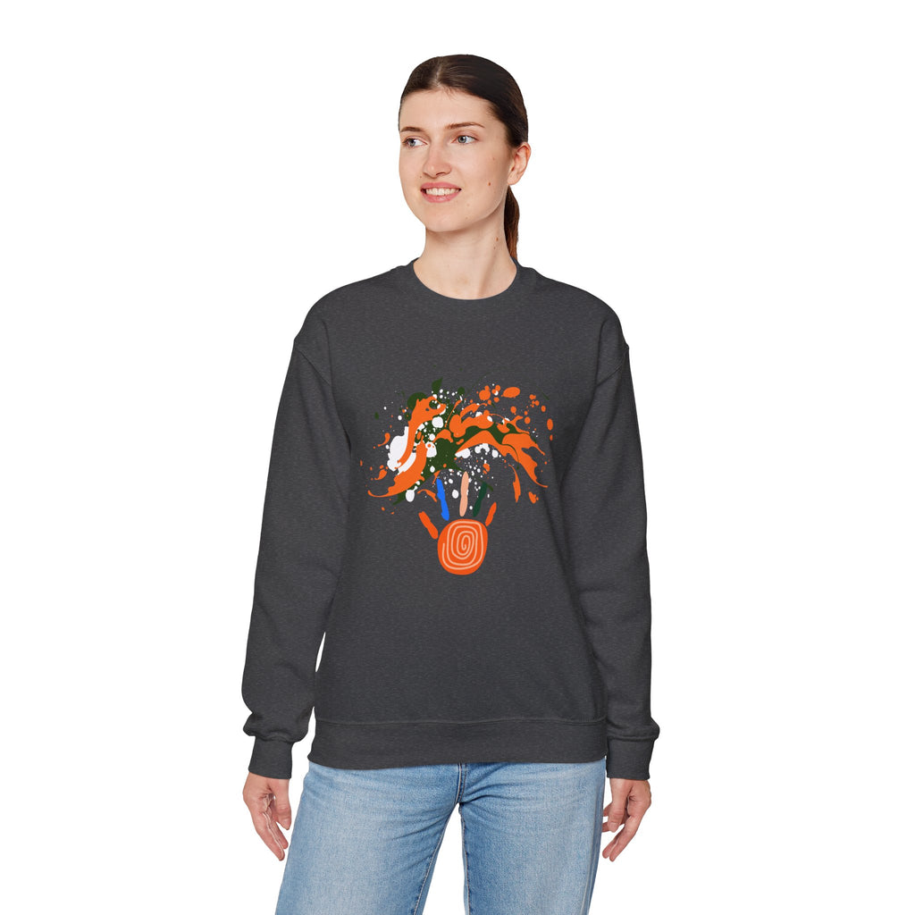 Unisex Vibrant Art Print Crewneck Sweatshirt