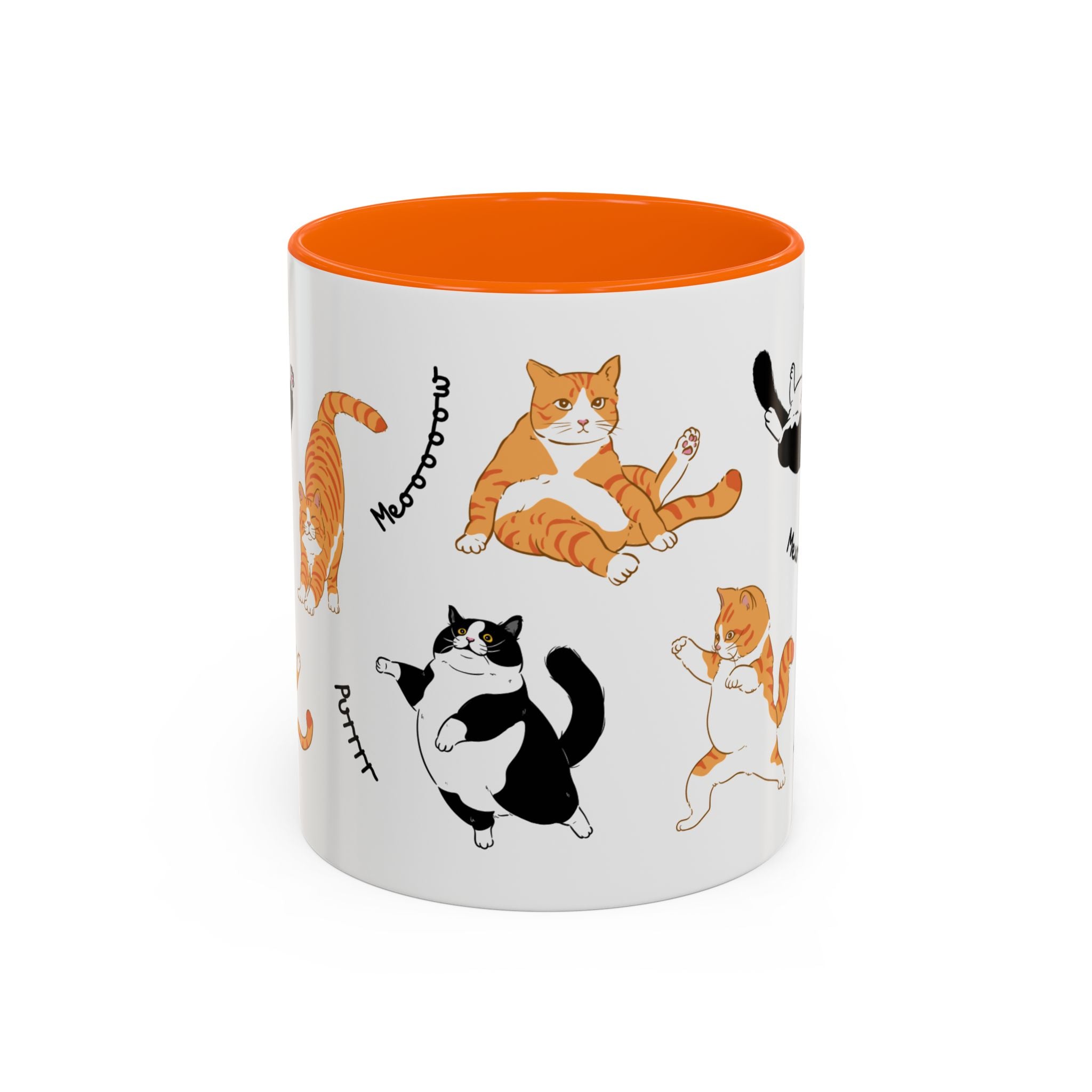 Cute Cat Accent Coffee Mug