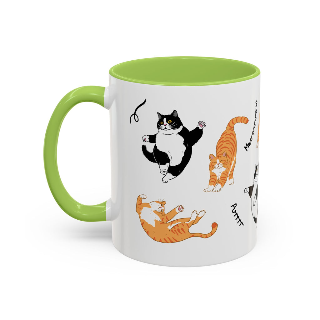 Cute Cat Accent Coffee Mug