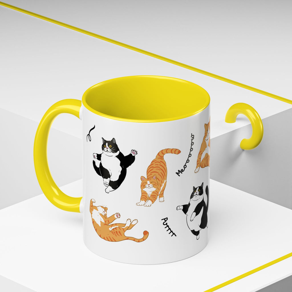 Cute Cat Accent Coffee Mug