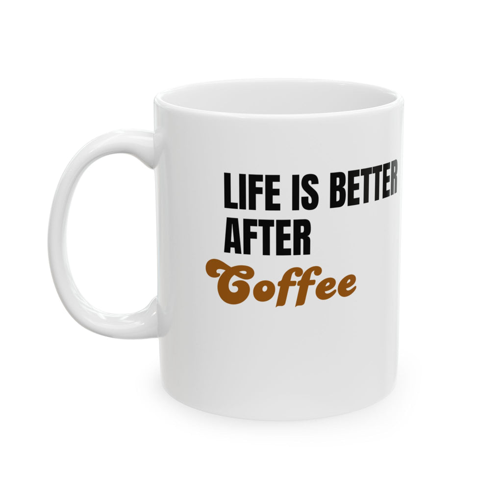 Cute Coffee Lover's Ceramic Mug