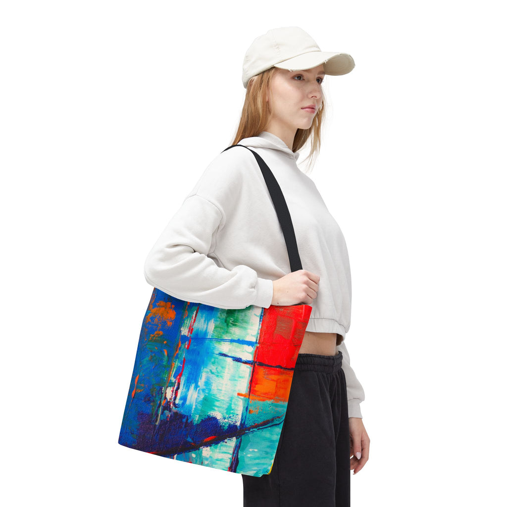Vibrant Abstract Art Tote Bag