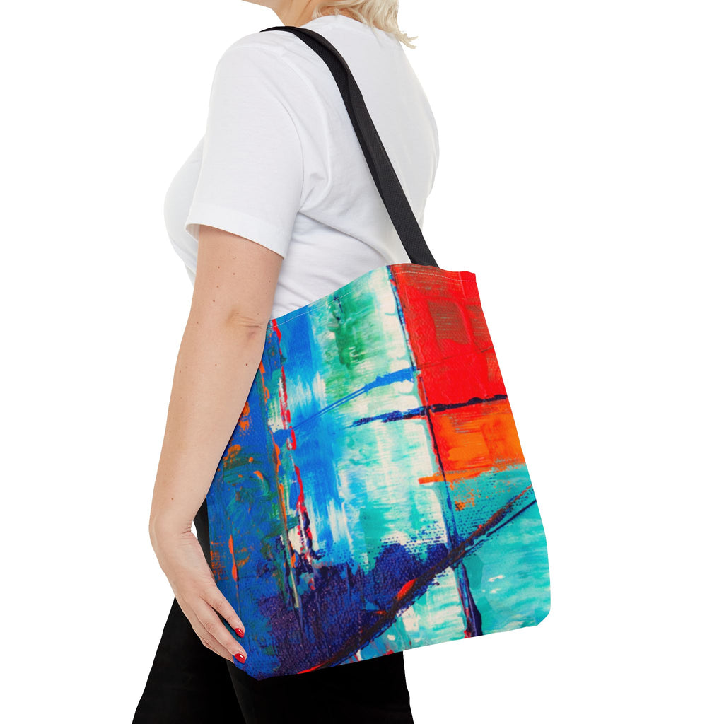 Vibrant Abstract Art Tote Bag
