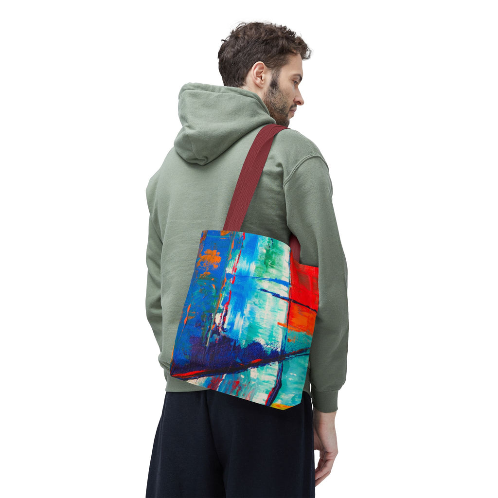 Vibrant Abstract Art Tote Bag
