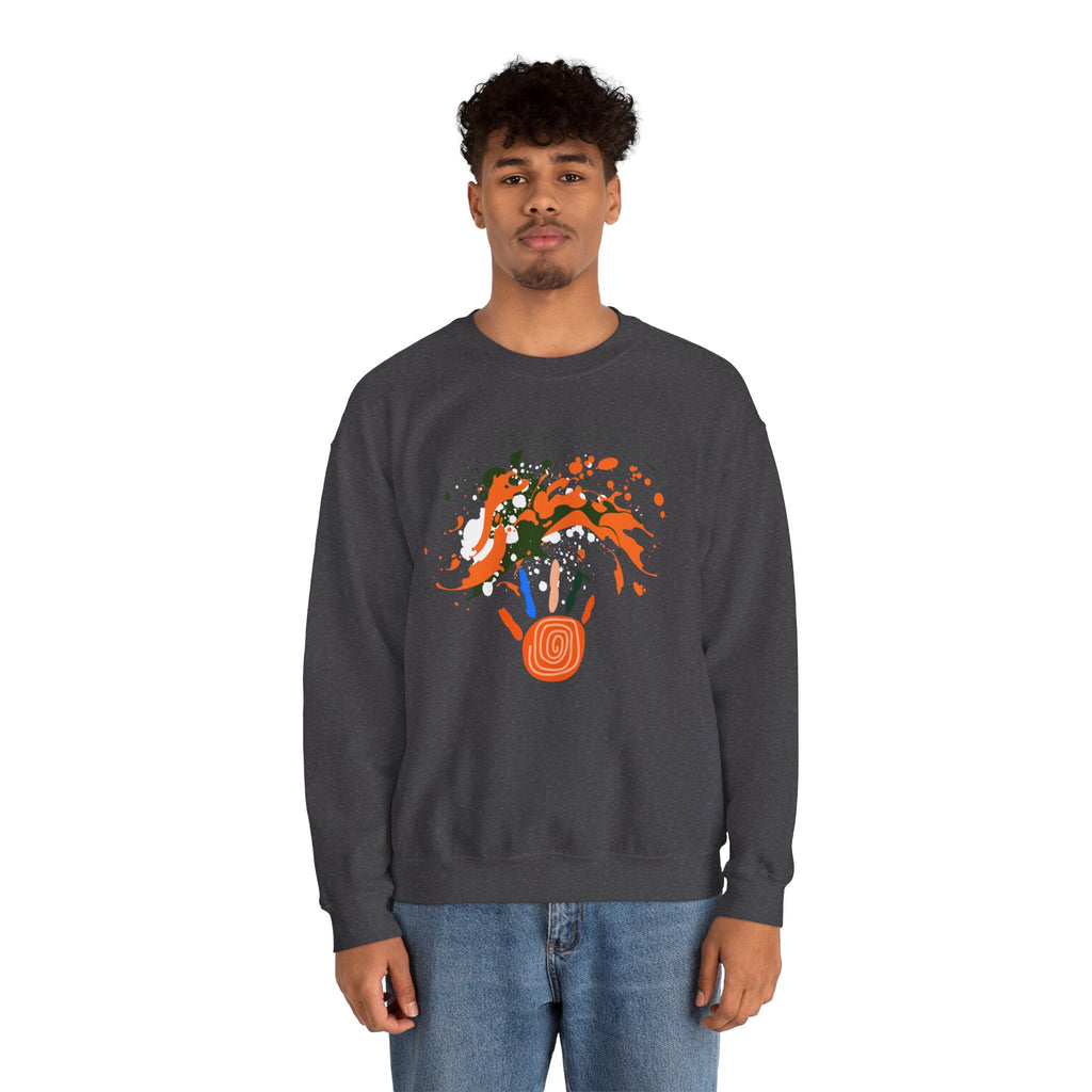 Unisex Vibrant Art Print Crewneck Sweatshirt