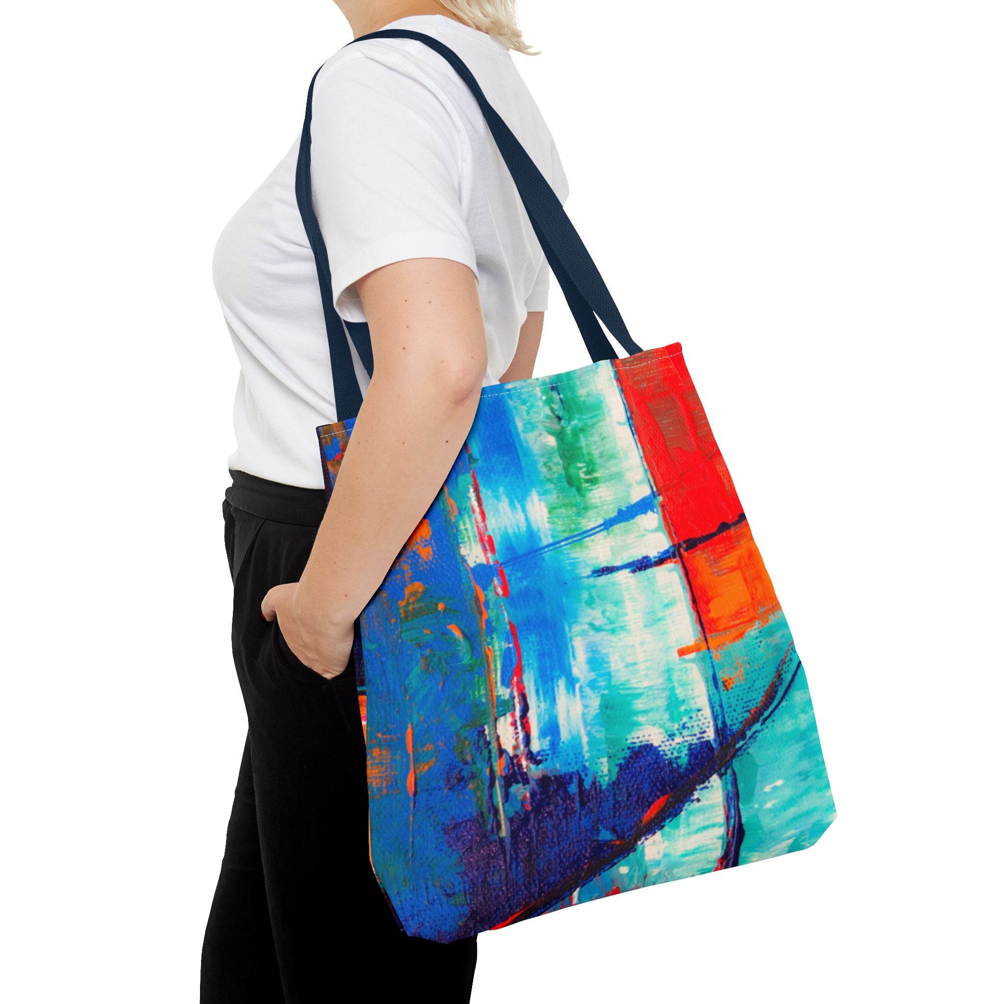 Vibrant Abstract Art Tote Bag