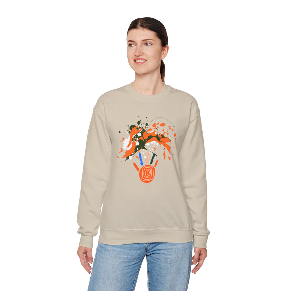 Unisex Vibrant Art Print Crewneck Sweatshirt