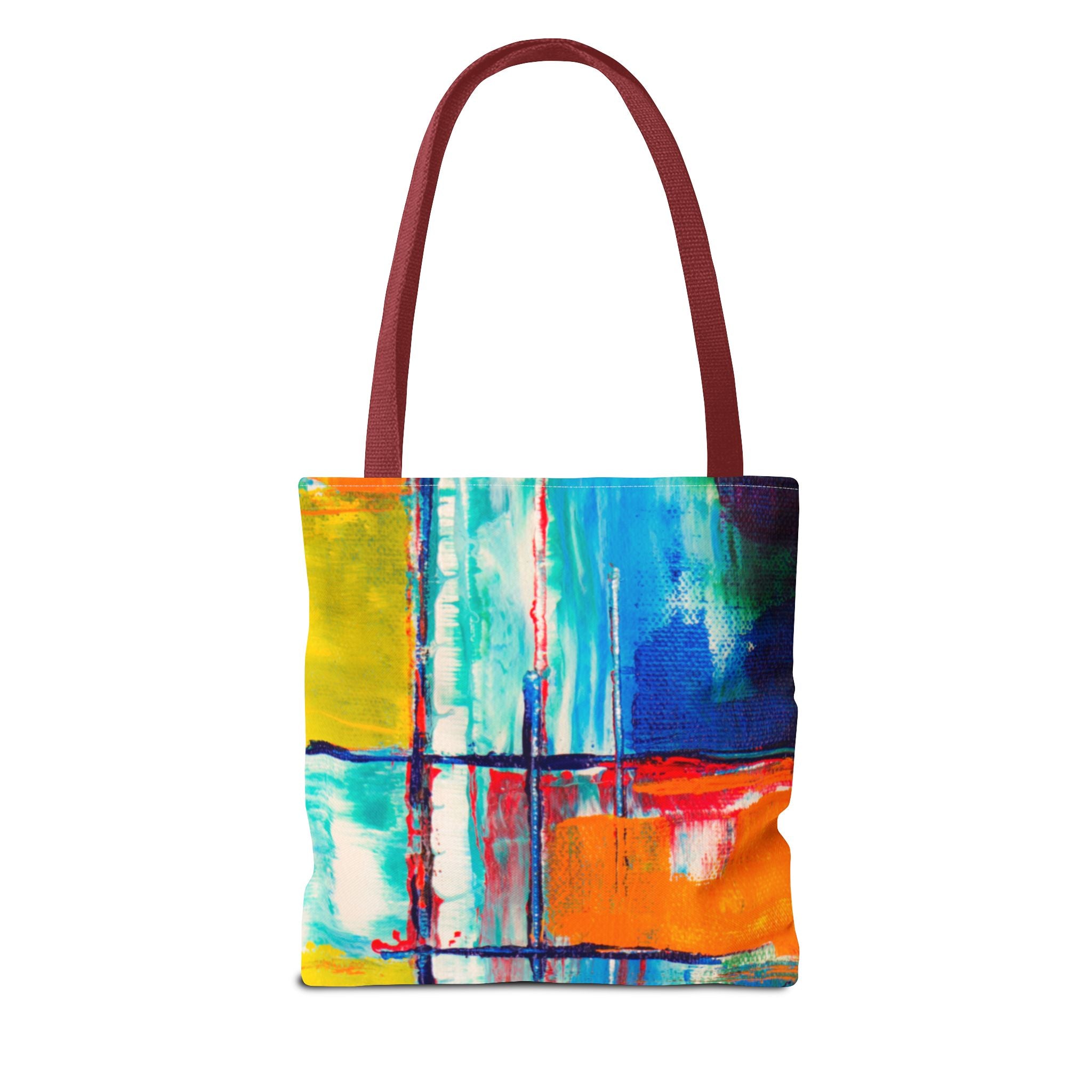 Vibrant Abstract Art Tote Bag