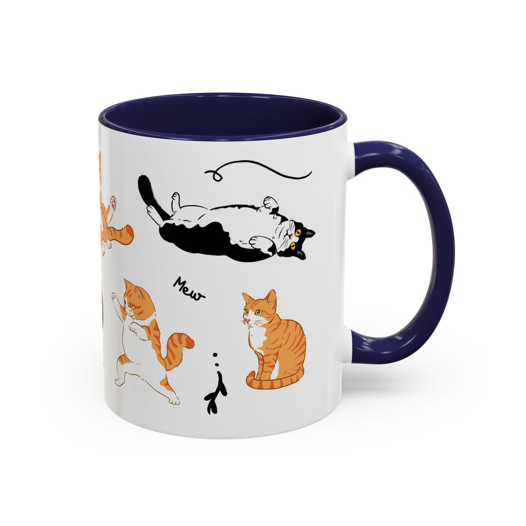 Cute Cat Accent Coffee Mug
