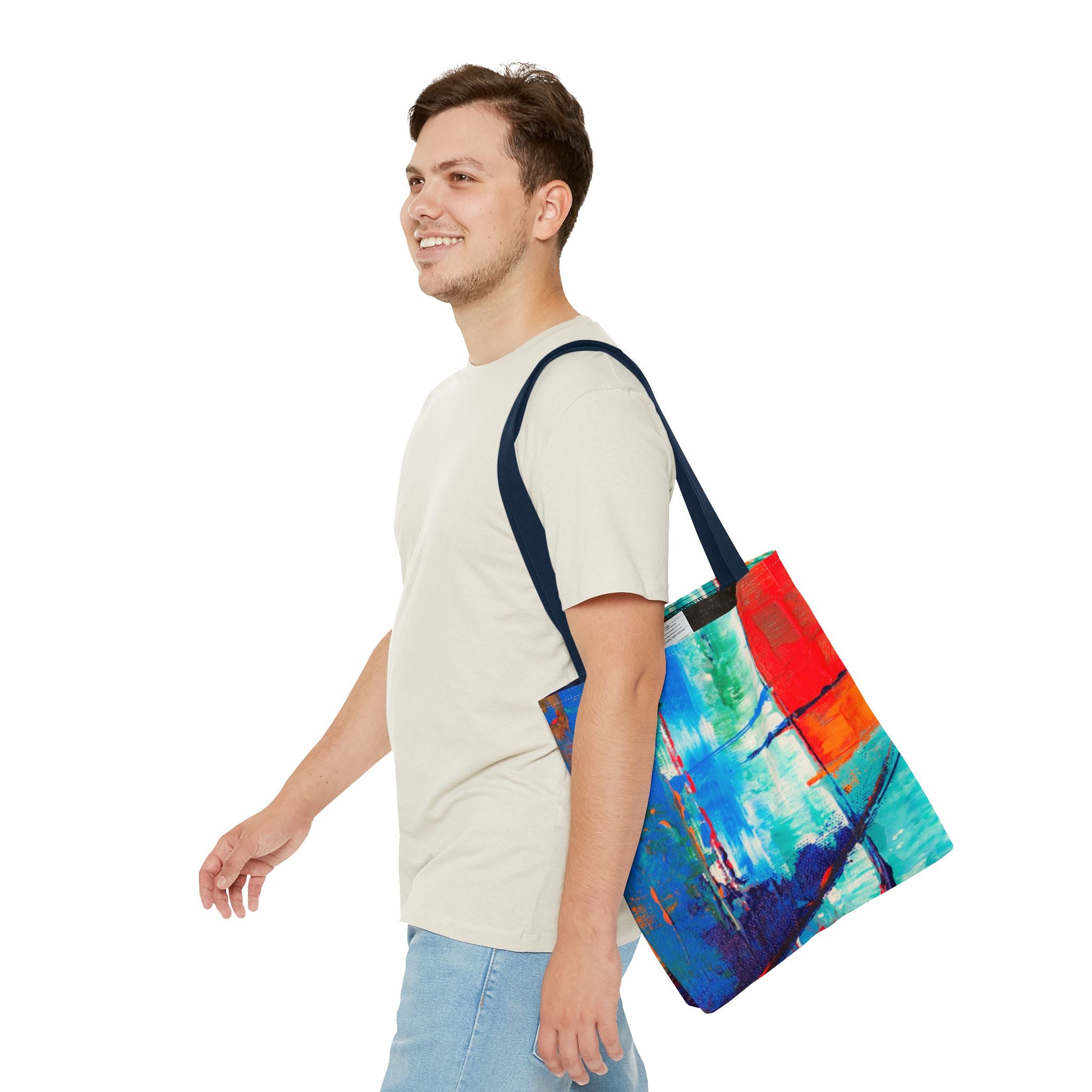 Vibrant Abstract Art Tote Bag