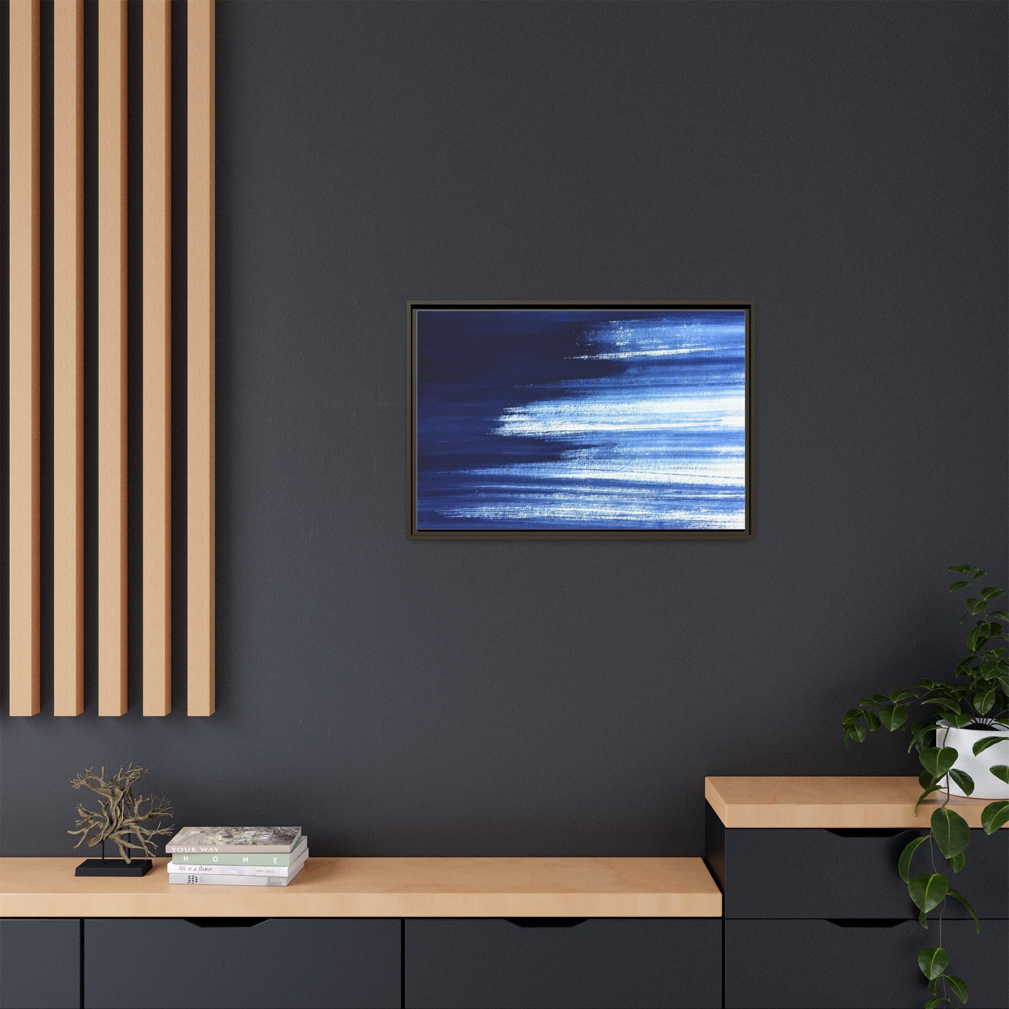 Matte Canvas, Framed (Multi-color)