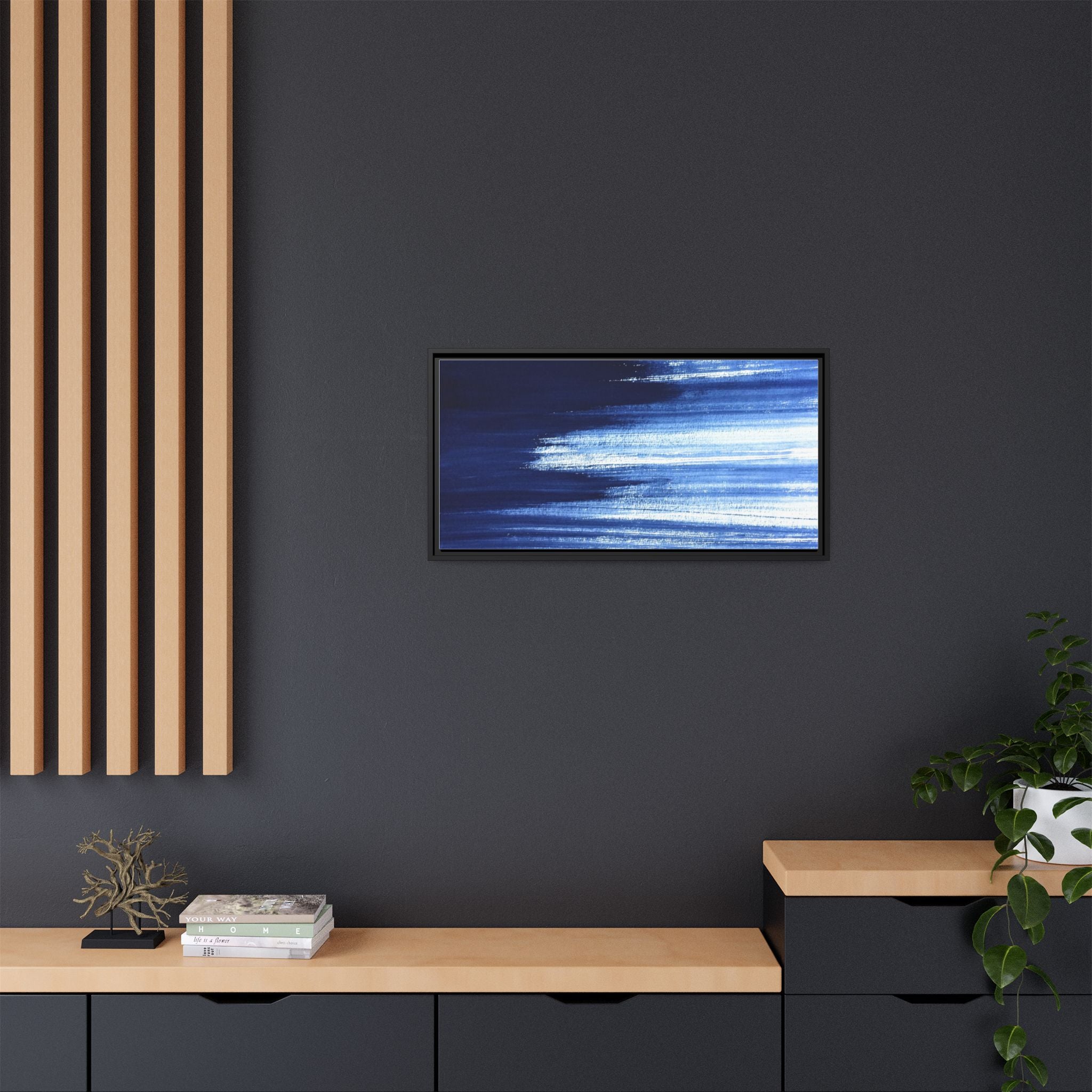 Matte Canvas, Framed (Multi-color)