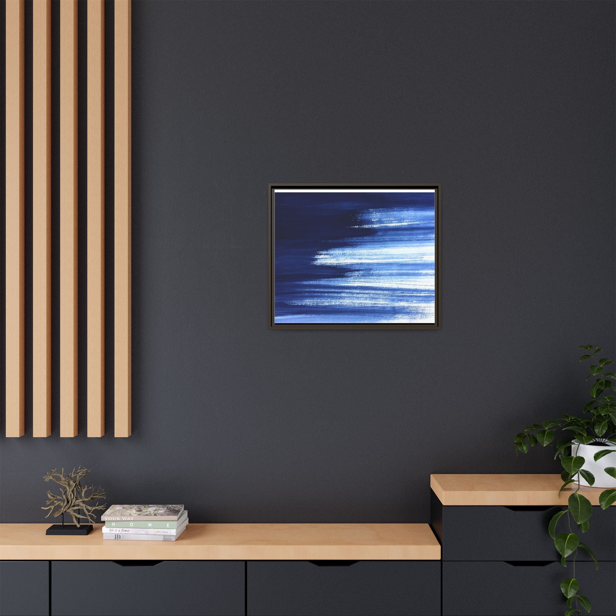 Matte Canvas, Framed (Multi-color)