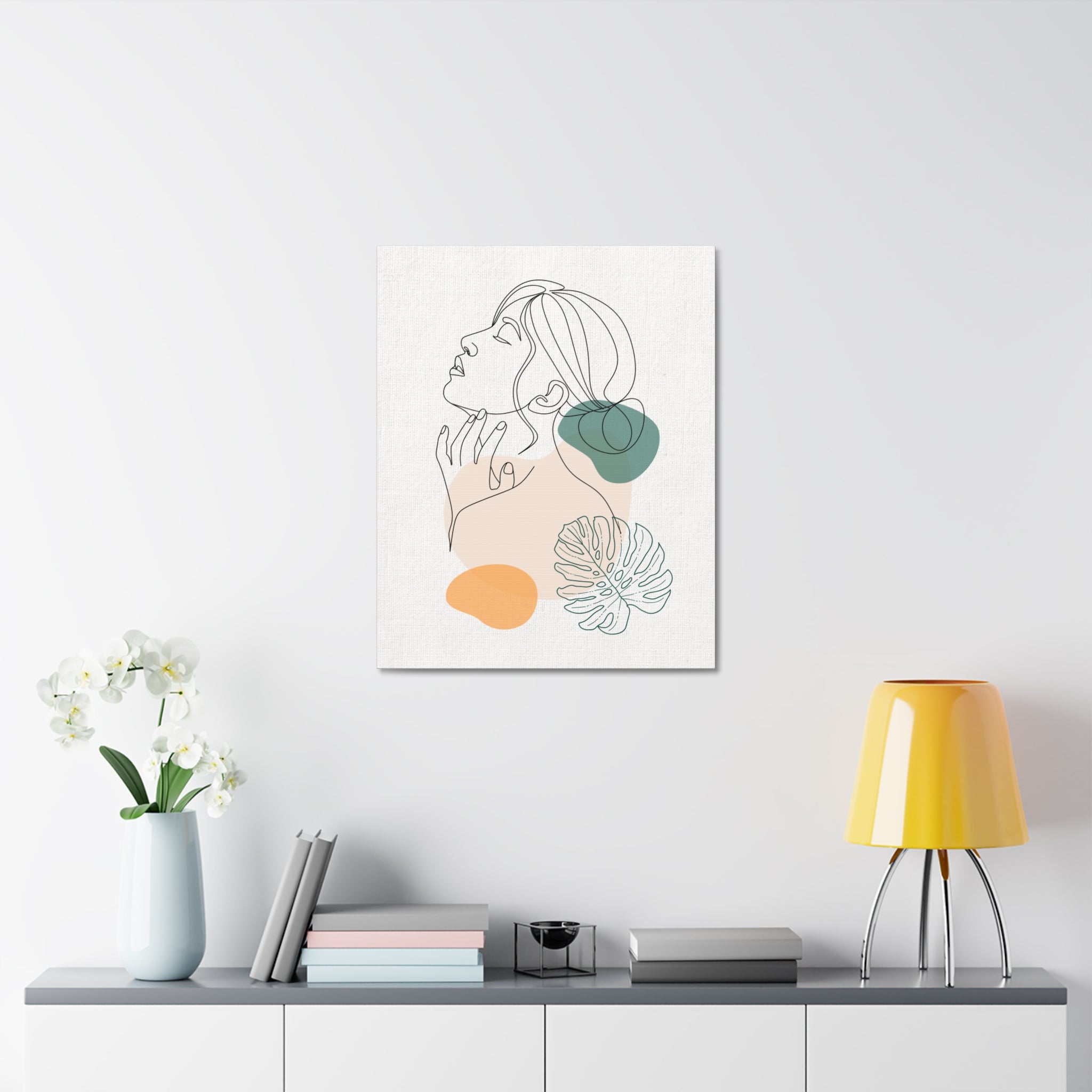 Abstract Woman Canvas Art