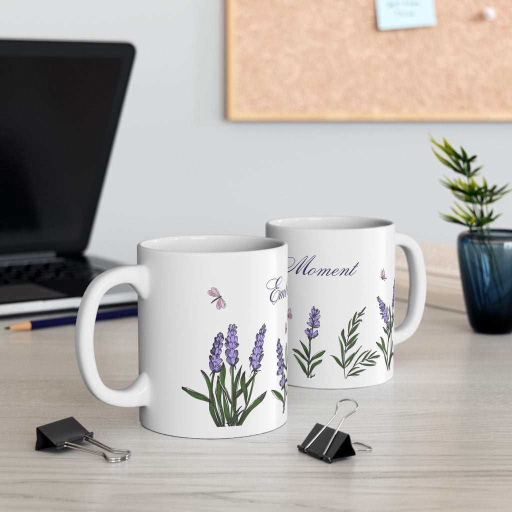 Embrace the Moments Floral Ceramic Mug