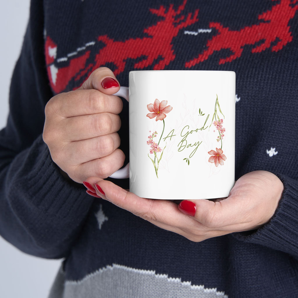 Floral Ceramic Mug
