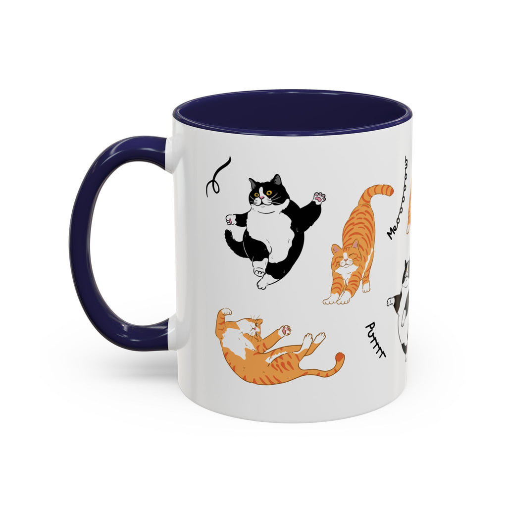 Cute Cat Accent Coffee Mug
