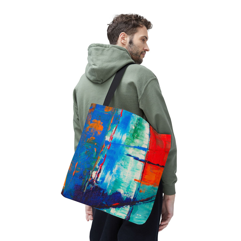 Vibrant Abstract Art Tote Bag