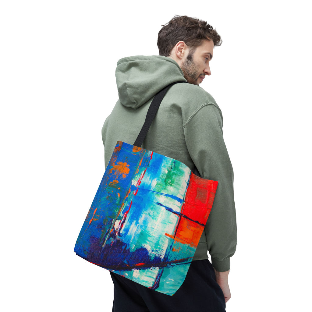 Vibrant Abstract Art Tote Bag