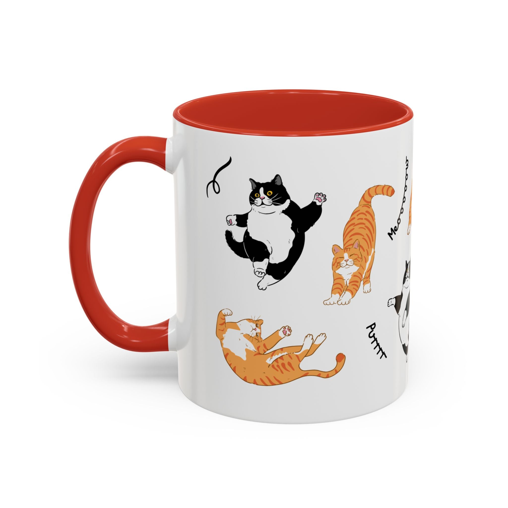 Cute Cat Accent Coffee Mug
