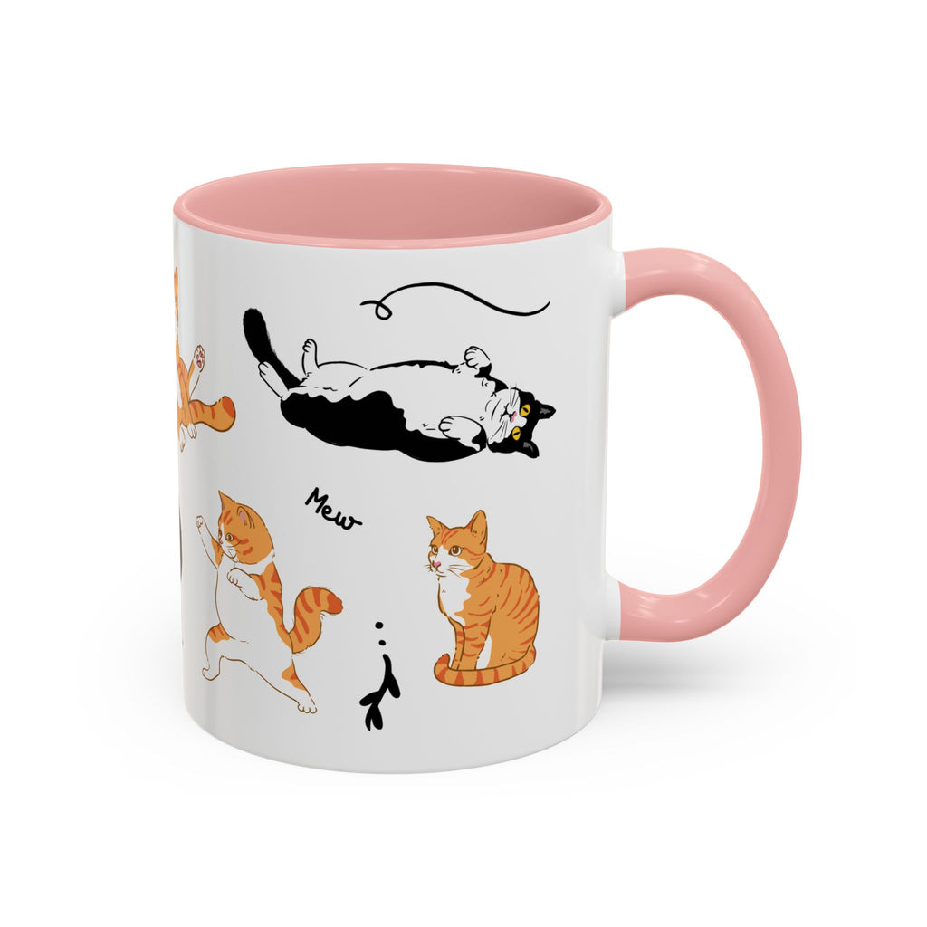 Cute Cat Accent Coffee Mug