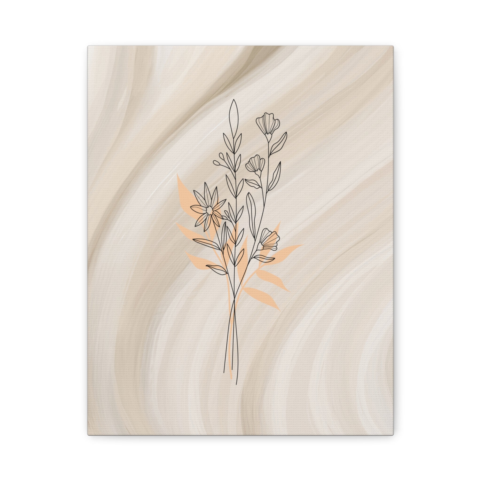 Floral Art Canvas Print
