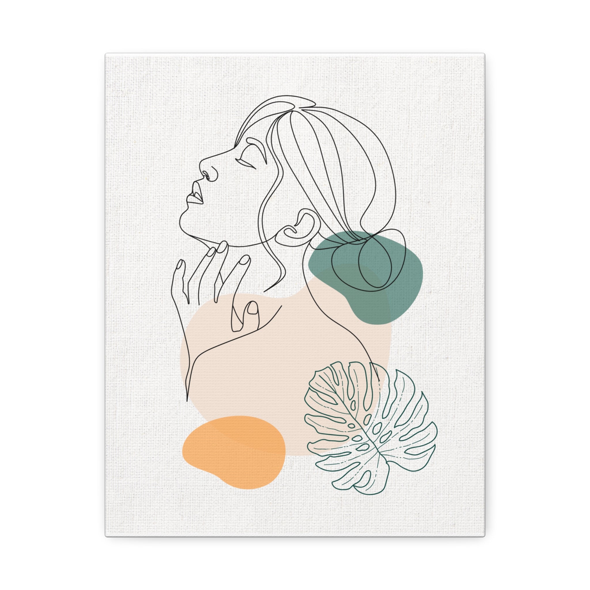 Abstract Woman Canvas Art