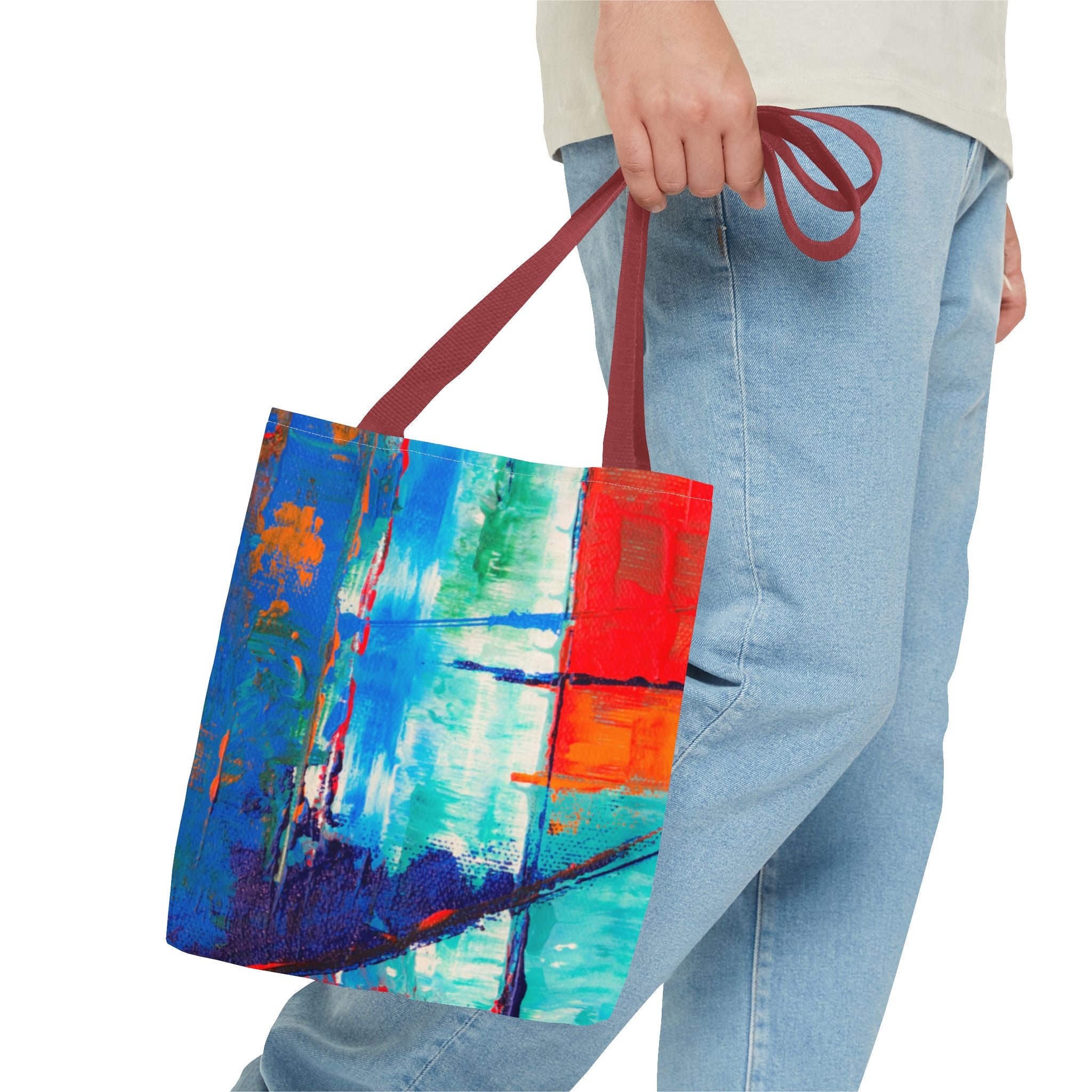 Vibrant Abstract Art Tote Bag