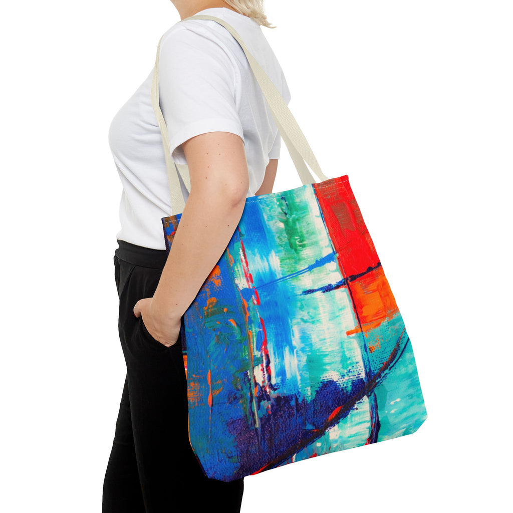 Vibrant Abstract Art Tote Bag