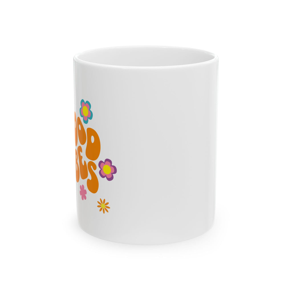 Groovy Floral Ceramic Mug