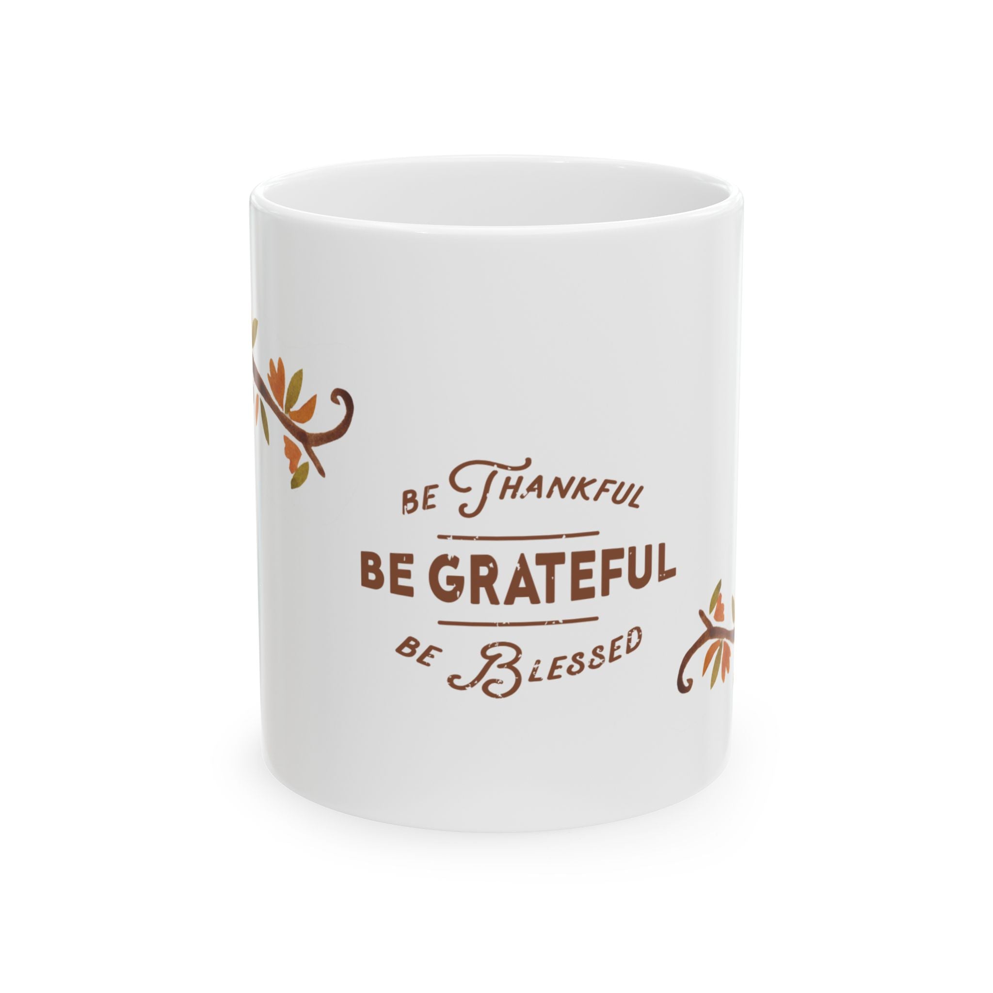 Thankful & Grateful Ceramic Mug
