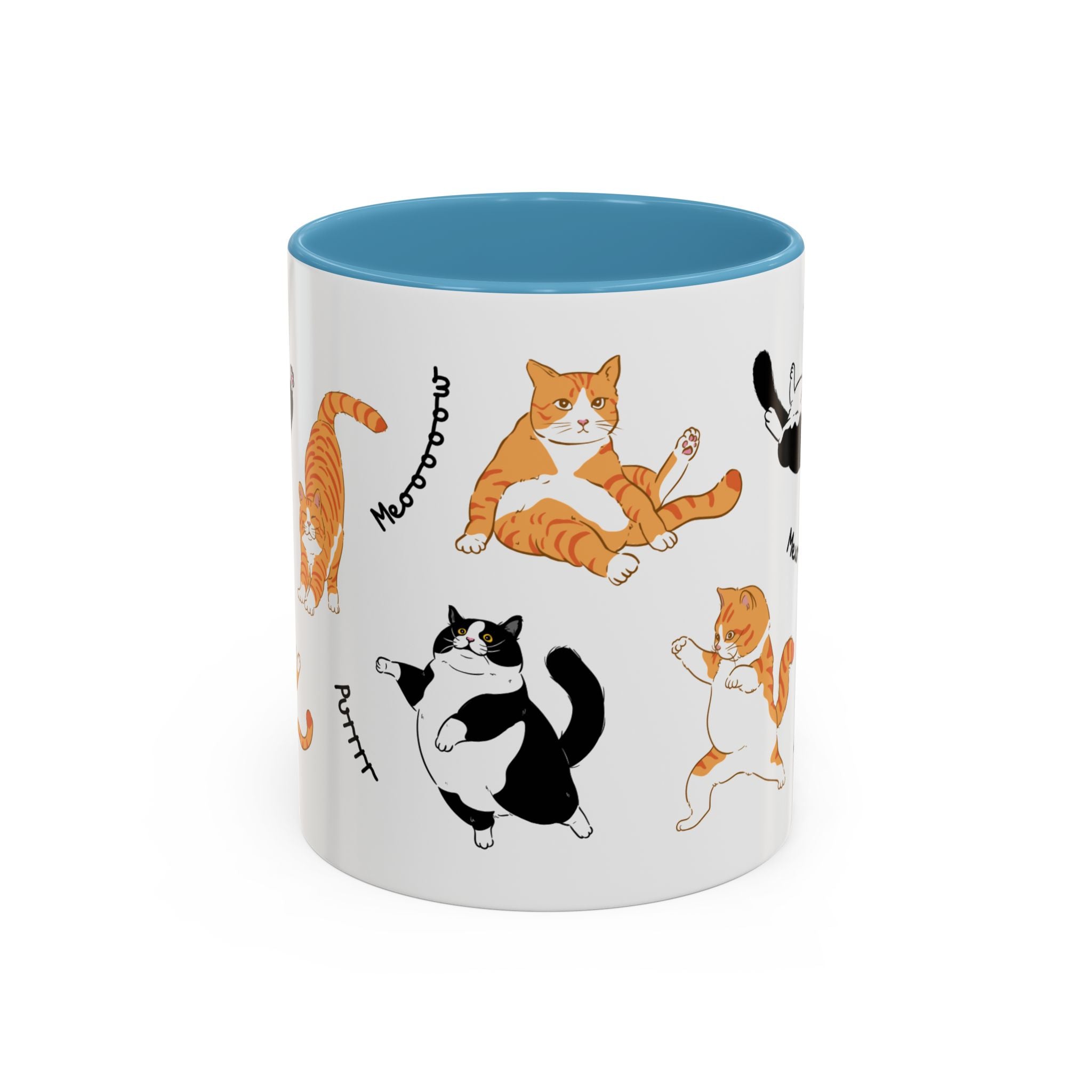 Cute Cat Accent Coffee Mug