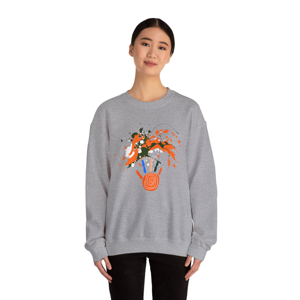 Unisex Vibrant Art Print Crewneck Sweatshirt