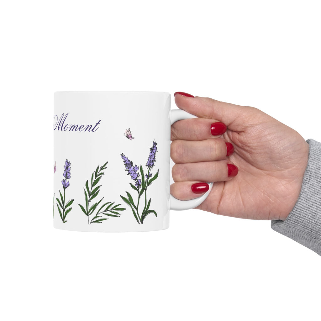 Embrace the Moments Floral Ceramic Mug