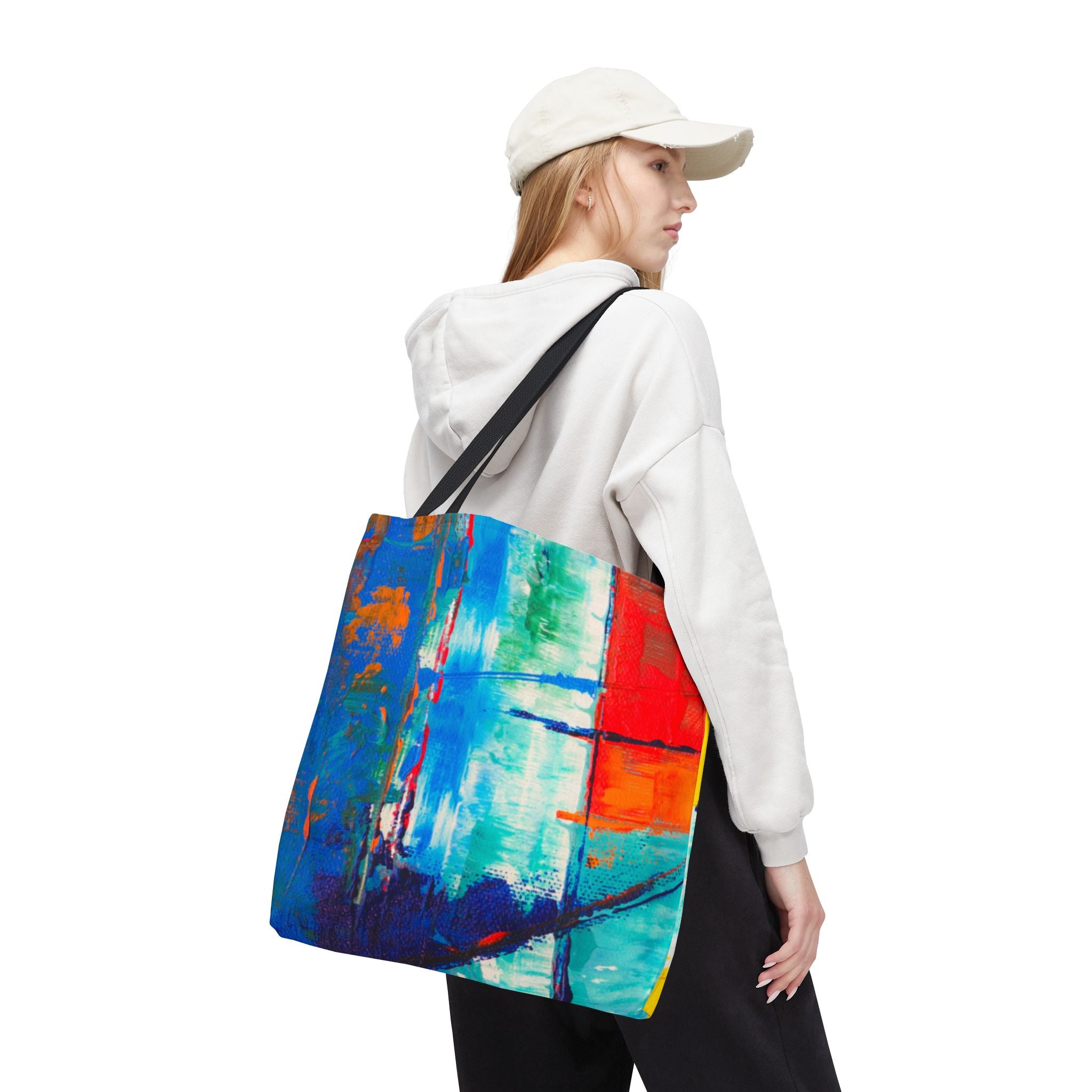 Vibrant Abstract Art Tote Bag