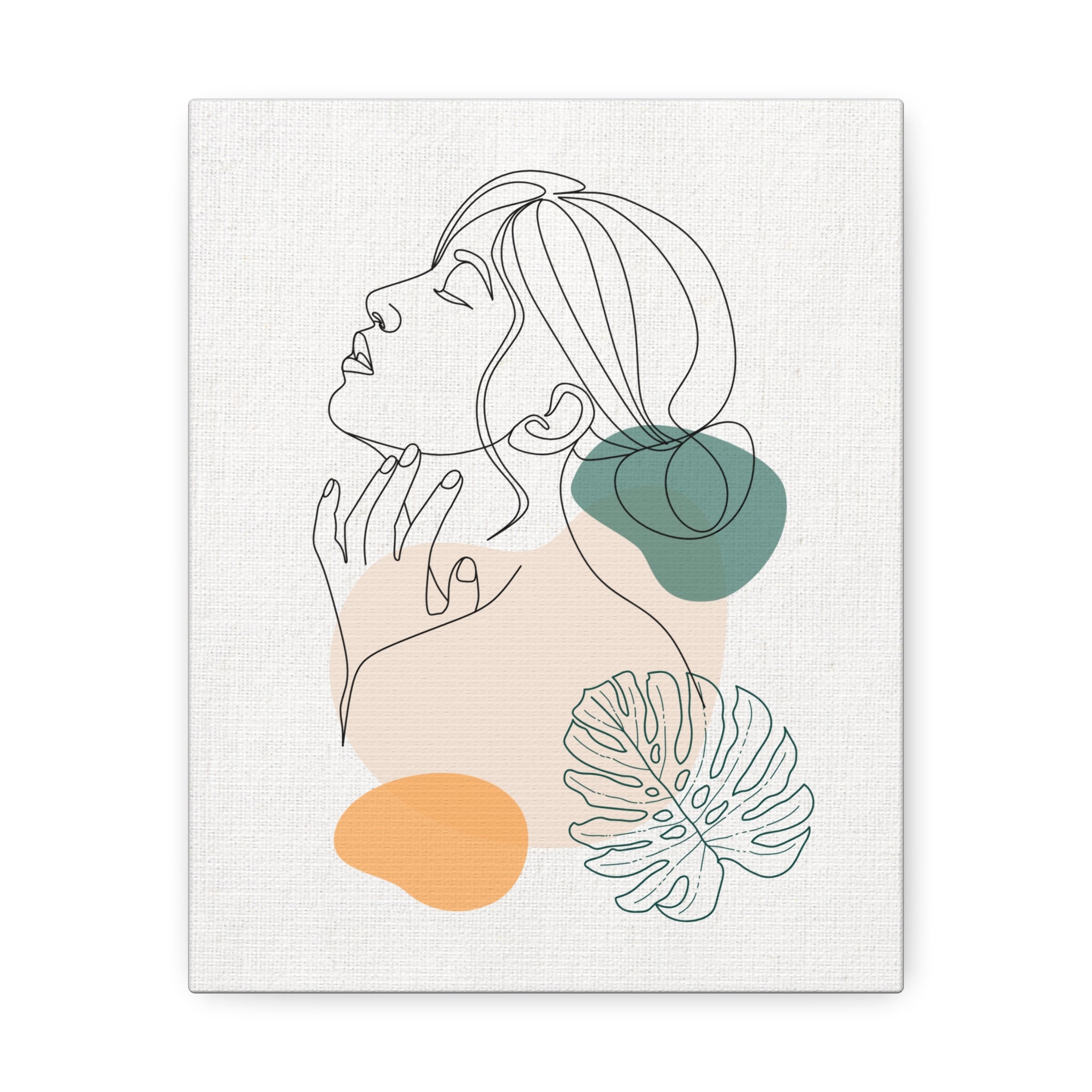 Abstract Woman Canvas Art