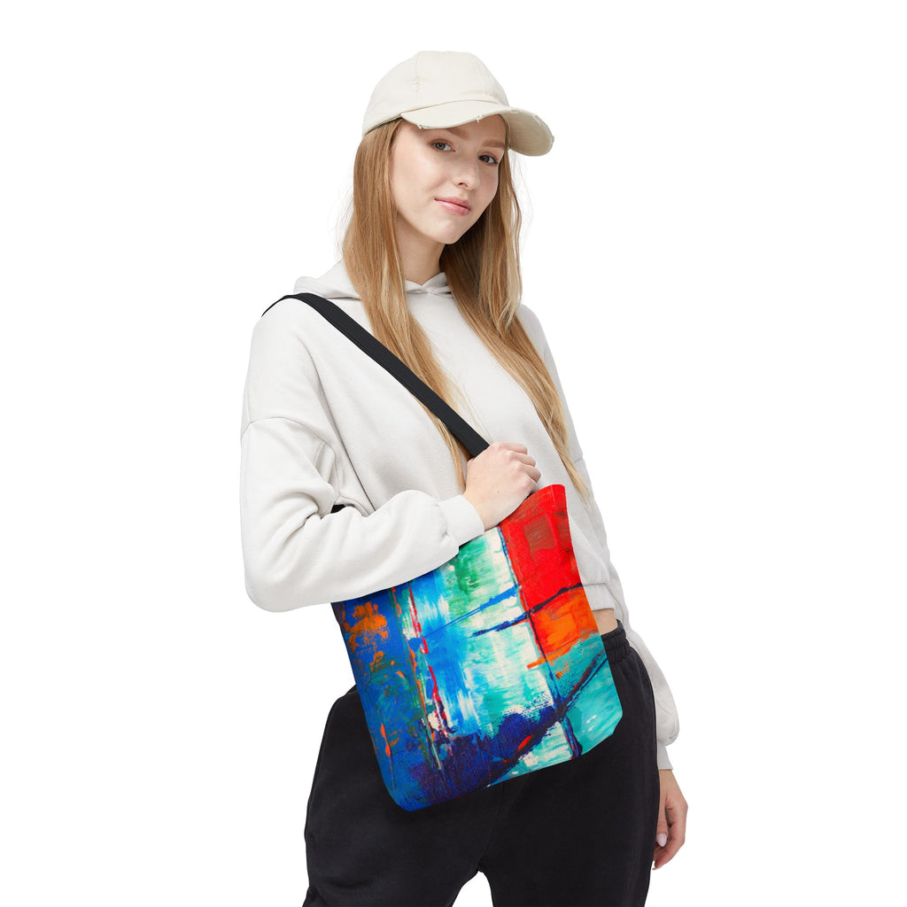 Vibrant Abstract Art Tote Bag
